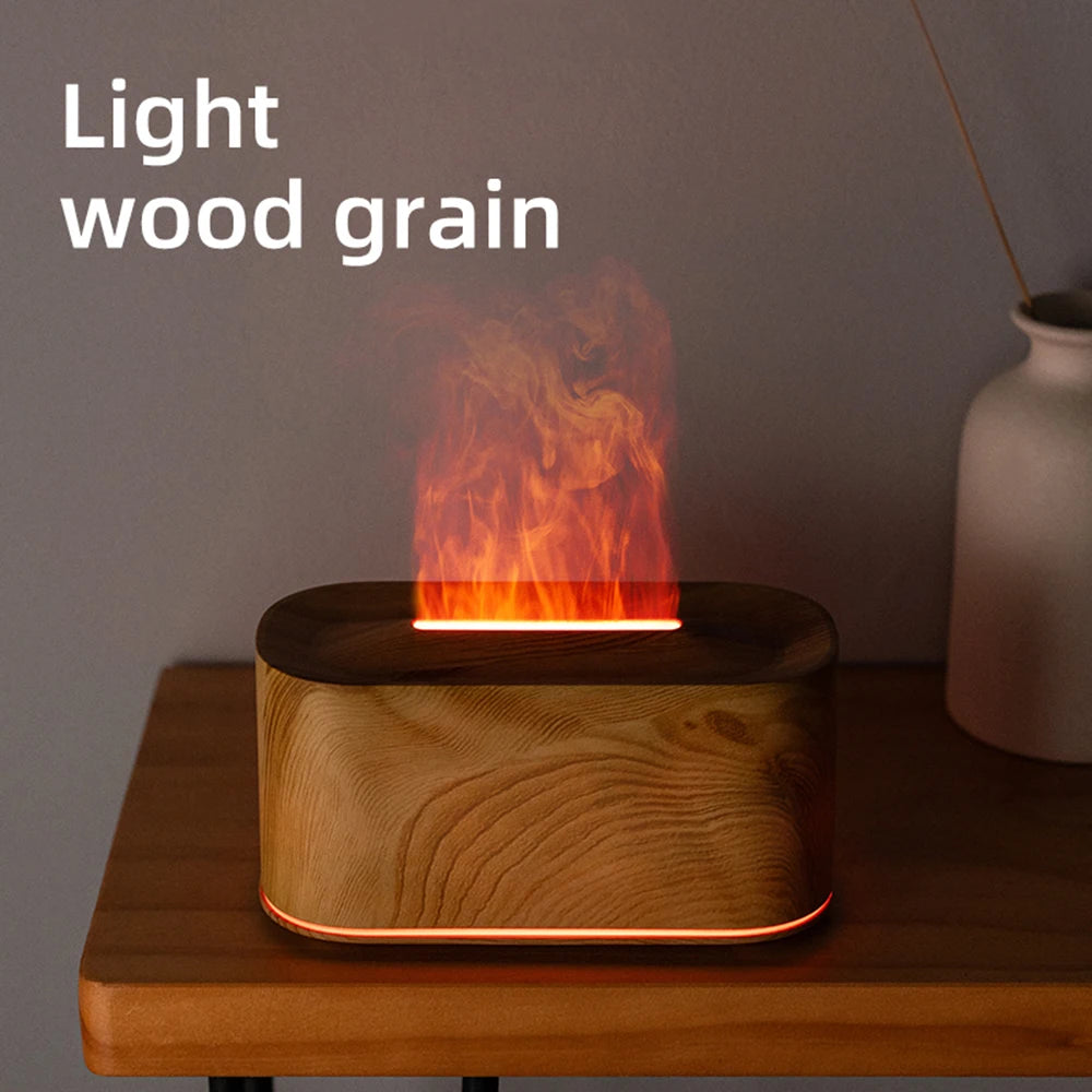 Diffuseur d’Huiles Essentielles à Effet Flamme Respiration Apaisée Ambiance Relaxante Instantanée