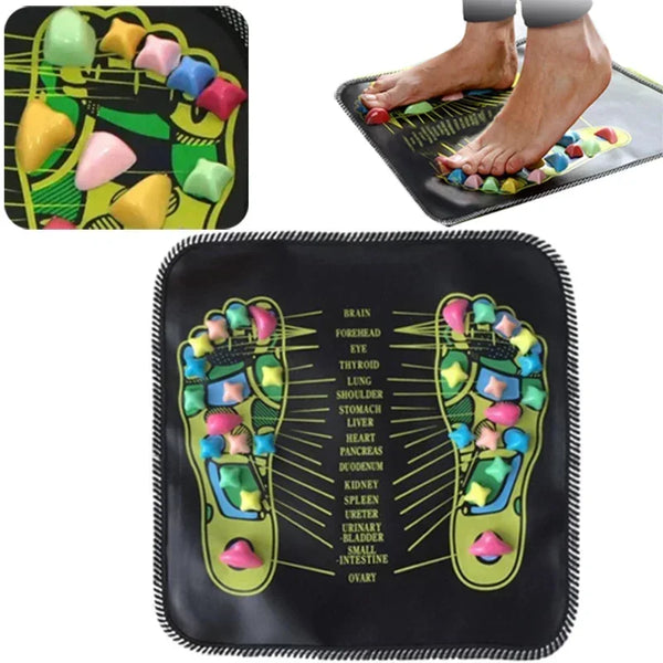 Tapis de massage par acupression pour les pieds, réflexologie et relaxation plantaire
