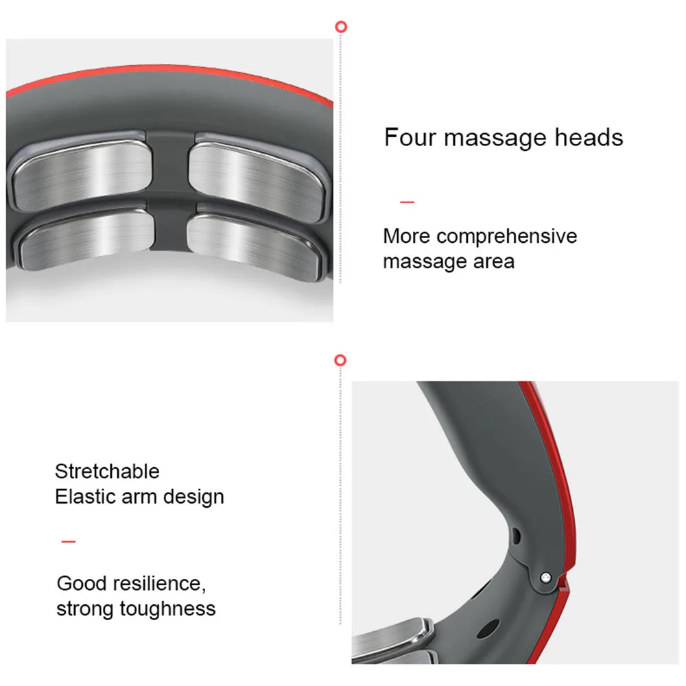La Solution Somniora pour Soulager les Douleurs Cervicales  Masseur Électrique à Impulsions  Chaleur Thérapeutique
