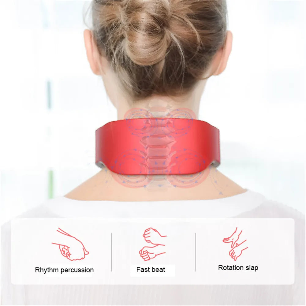 La Solution Somniora pour Soulager les Douleurs Cervicales  Masseur Électrique à Impulsions  Chaleur Thérapeutique