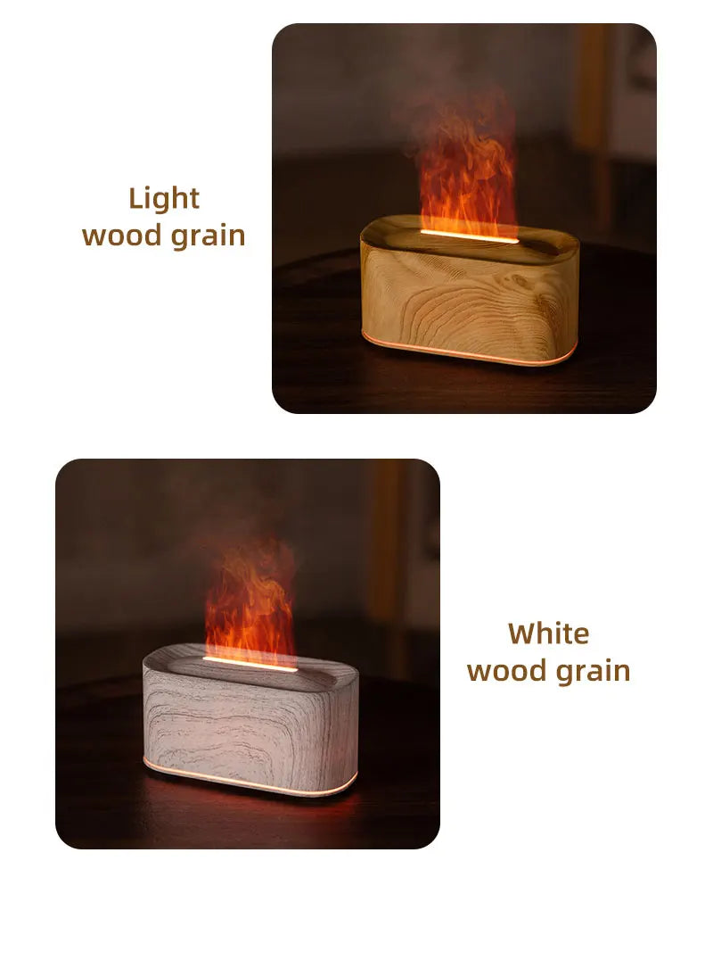 Diffuseur d’Huiles Essentielles à Effet Flamme Respiration Apaisée  Ambiance Relaxante Instantanée