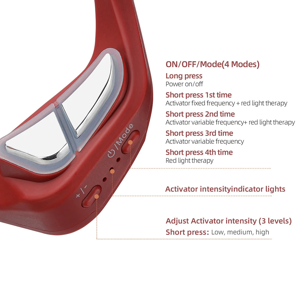 La Solution Somniora pour Réduire Cernes Poches  Masseur Oculaire EMS 3D Chauffant  Ultra‑Léger