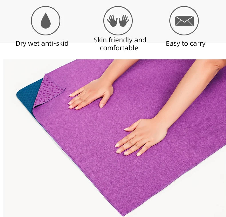 Serviette de Yoga Antidérapante Somniora Ultra Absorbante