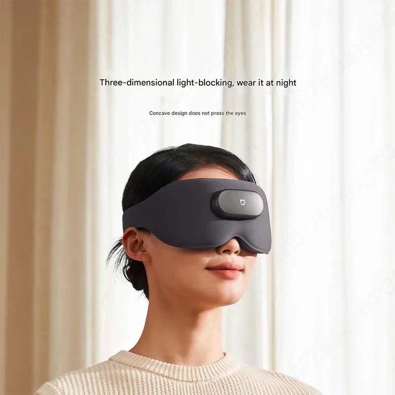 La Solution Somniora pour Soulager la Fatigue Oculaire  Masque de Massage Intelligent Chauffant & Vibrant