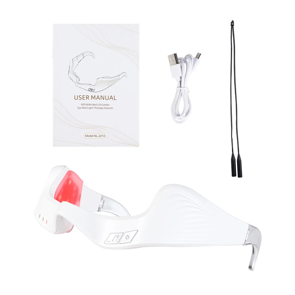 La Solution Somniora pour Réduire Cernes Poches  Masseur Oculaire EMS 3D Chauffant  Ultra‑Léger