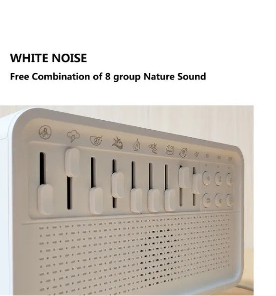 Machine à Bruit Blanc 5en1  Bluetooth Diffuseur d’Arômes Humidificateur Veilleuse Somniora