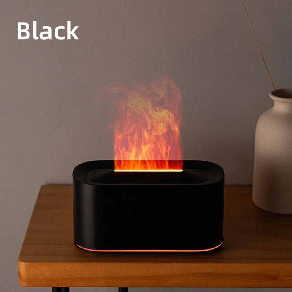 Diffuseur d’Huiles Essentielles à Effet Flamme Respiration Apaisée  Ambiance Relaxante Instantanée