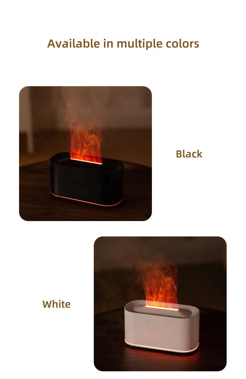 Diffuseur d’Huiles Essentielles à Effet Flamme Respiration Apaisée  Ambiance Relaxante Instantanée