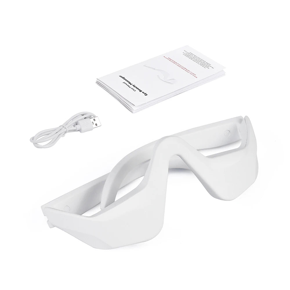 La Solution Somniora pour Réduire Cernes Poches  Masseur Oculaire EMS 3D Chauffant  Ultra‑Léger