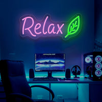 Enseigne Néon « RELAX »