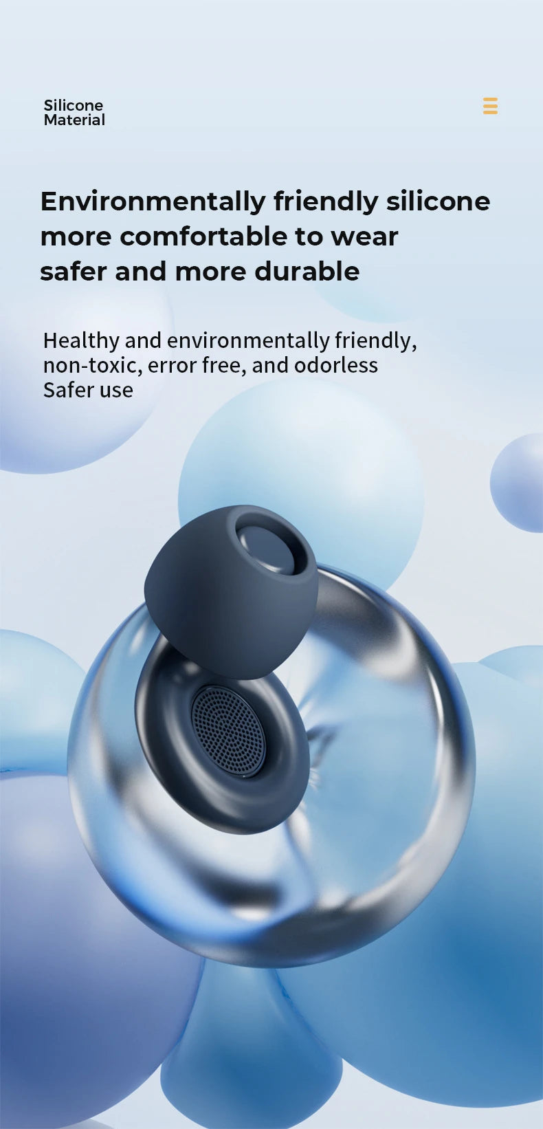 Bouchons d’Oreilles Somniora  Ultra‑Silencieux Super Doux  Réutilisables pour un Sommeil Profond