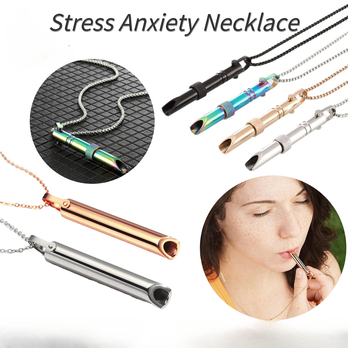 Collier de pleine conscience Somniora, accessoire de respiration et de relaxation