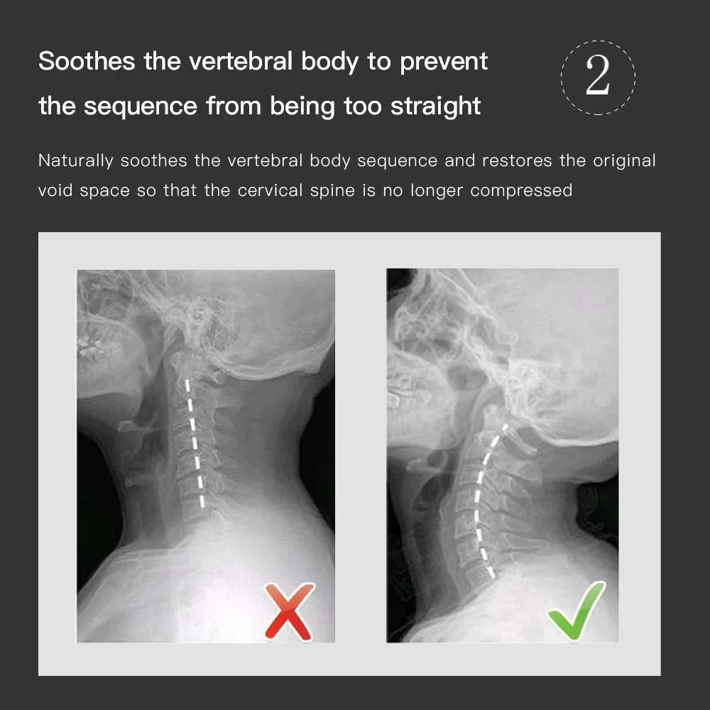 La Solution Somniora pour Décompresser le Cou  Masseur Cervical à Air avec Compression  Soutien Orthopédique
