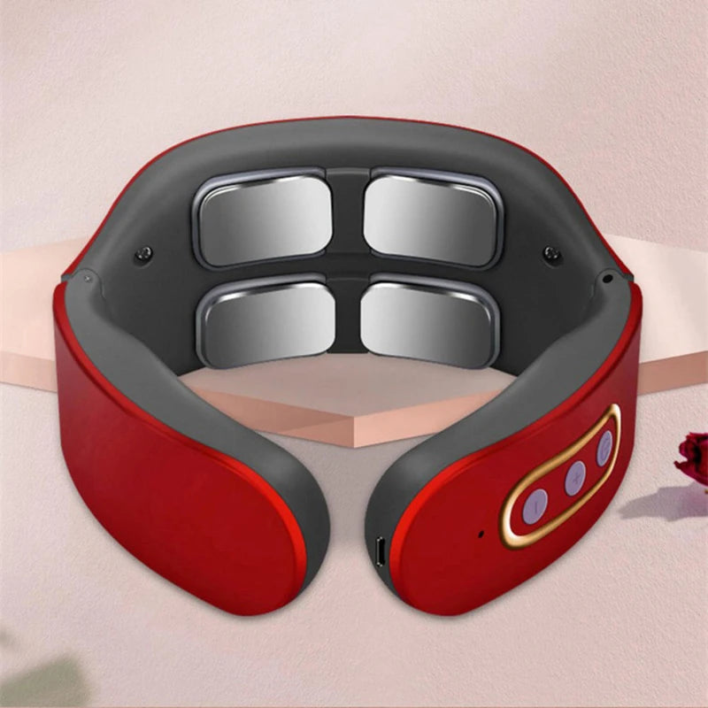 La Solution Somniora pour Soulager les Douleurs Cervicales  Masseur Électrique à Impulsions  Chaleur Thérapeutique