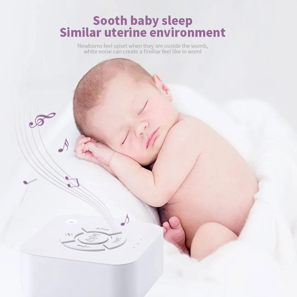 Solution Sommeil Somniora  Machine à Bruit Blanc 9 Sons Apaisants avec Lumière Respiratoire
