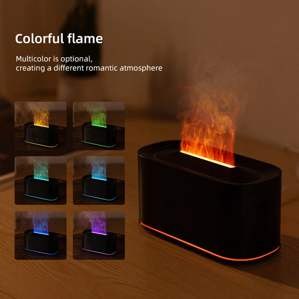 Diffuseur d’Huiles Essentielles à Effet Flamme Respiration Apaisée  Ambiance Relaxante Instantanée