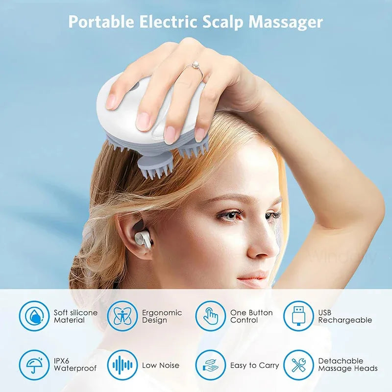 Masseur Électrique 3D Somniora Relaxation Profonde du Cuir Chevelu Nuque et Corps