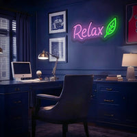 Enseigne Néon « RELAX »