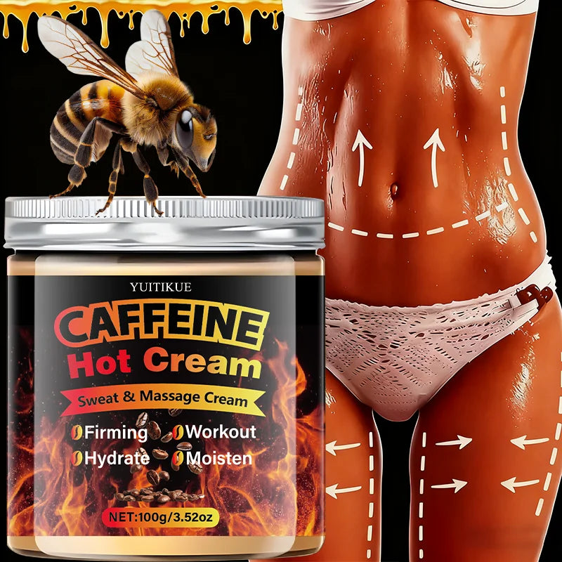 Crème de massage corps chauffante au collagène et acide hyaluronique pour hydrater la peau