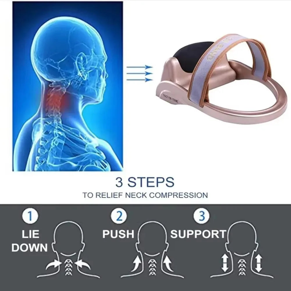 La Solution Somniora pour Décompresser le Cou  Masseur Cervical à Air avec Compression  Soutien Orthopédique