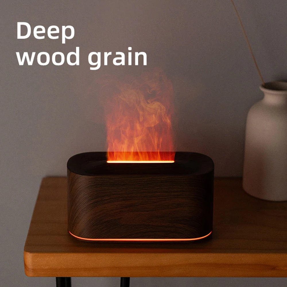 Diffuseur d’Huiles Essentielles à Effet Flamme Respiration Apaisée  Ambiance Relaxante Instantanée