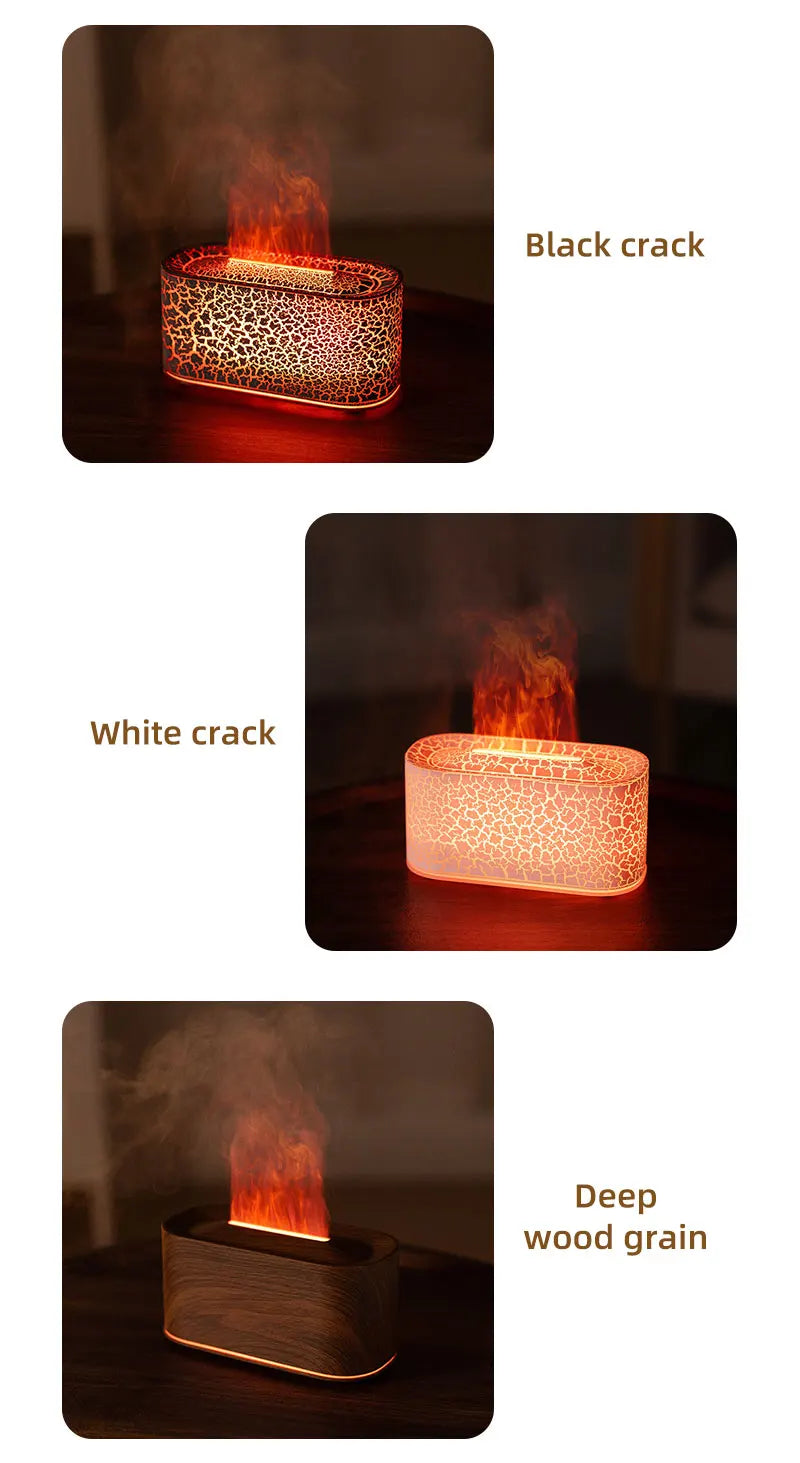 Diffuseur d’Huiles Essentielles à Effet Flamme Respiration Apaisée  Ambiance Relaxante Instantanée