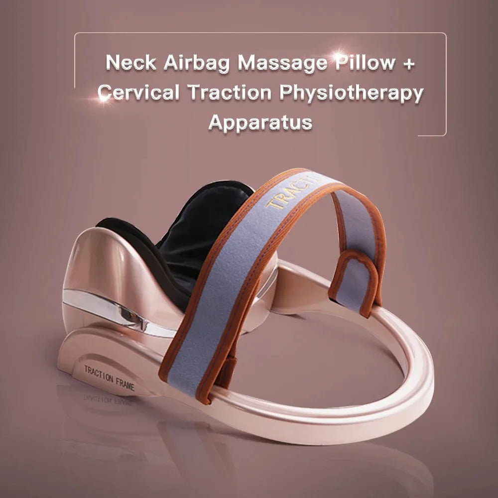 La Solution Somniora pour Décompresser le Cou  Masseur Cervical à Air avec Compression  Soutien Orthopédique