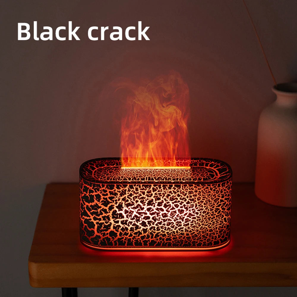 Diffuseur d’Huiles Essentielles à Effet Flamme Respiration Apaisée  Ambiance Relaxante Instantanée