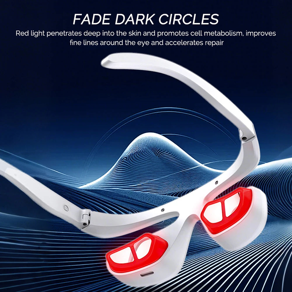 La Solution Somniora pour Réduire Cernes Poches  Masseur Oculaire EMS 3D Chauffant  Ultra‑Léger