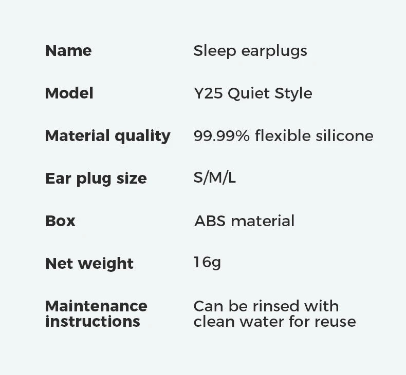 Bouchons d’Oreilles Somniora  Ultra‑Silencieux Super Doux  Réutilisables pour un Sommeil Profond