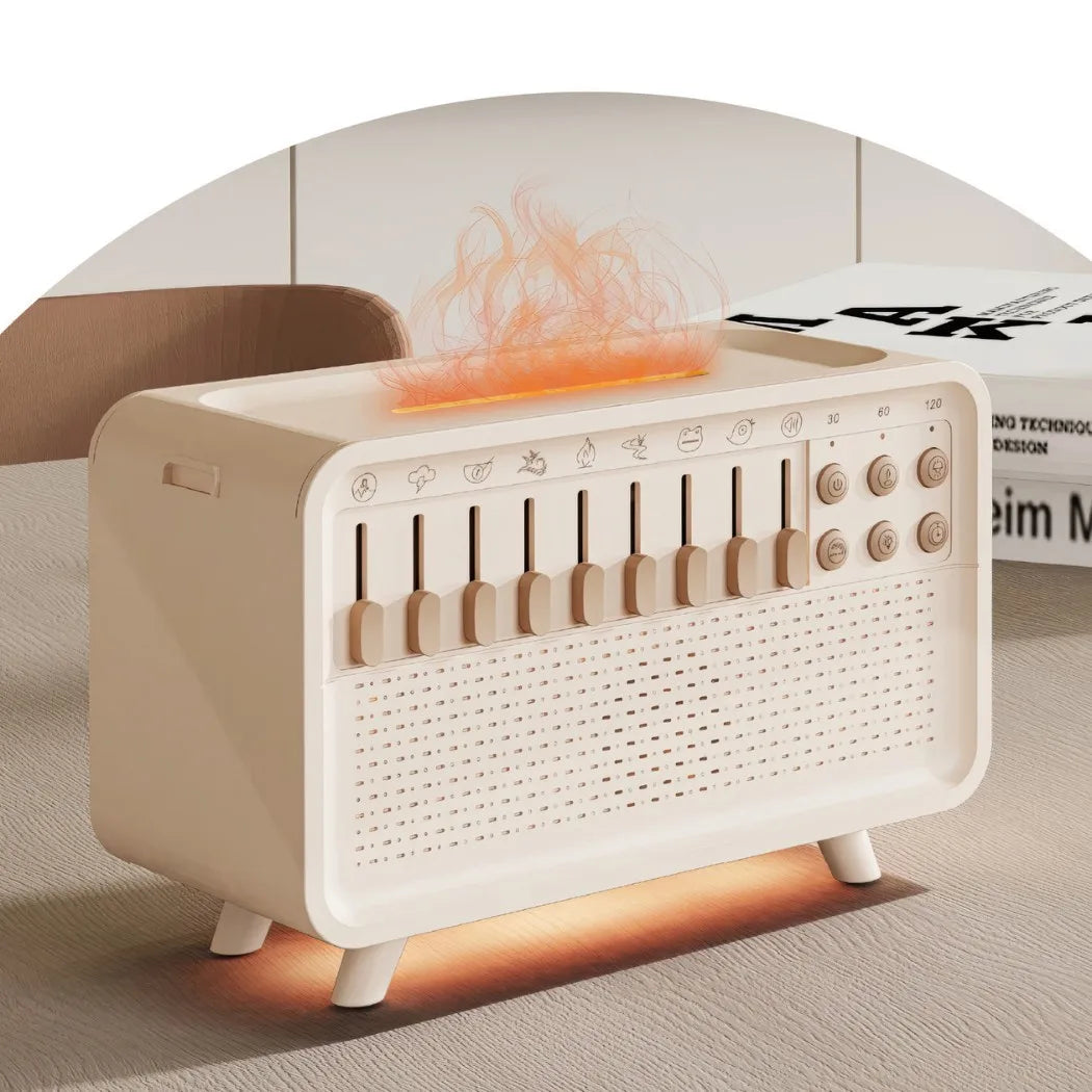 Machine à Bruit Blanc 5en1  Bluetooth Diffuseur d’Arômes Humidificateur Veilleuse Somniora