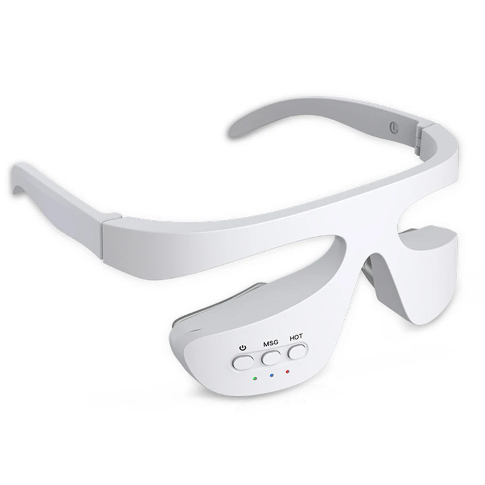 La Solution Somniora pour Réduire Cernes Poches  Masseur Oculaire EMS 3D Chauffant  Ultra‑Léger